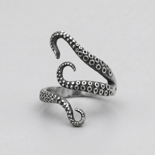 Octopus Tentacle Wrap Ring