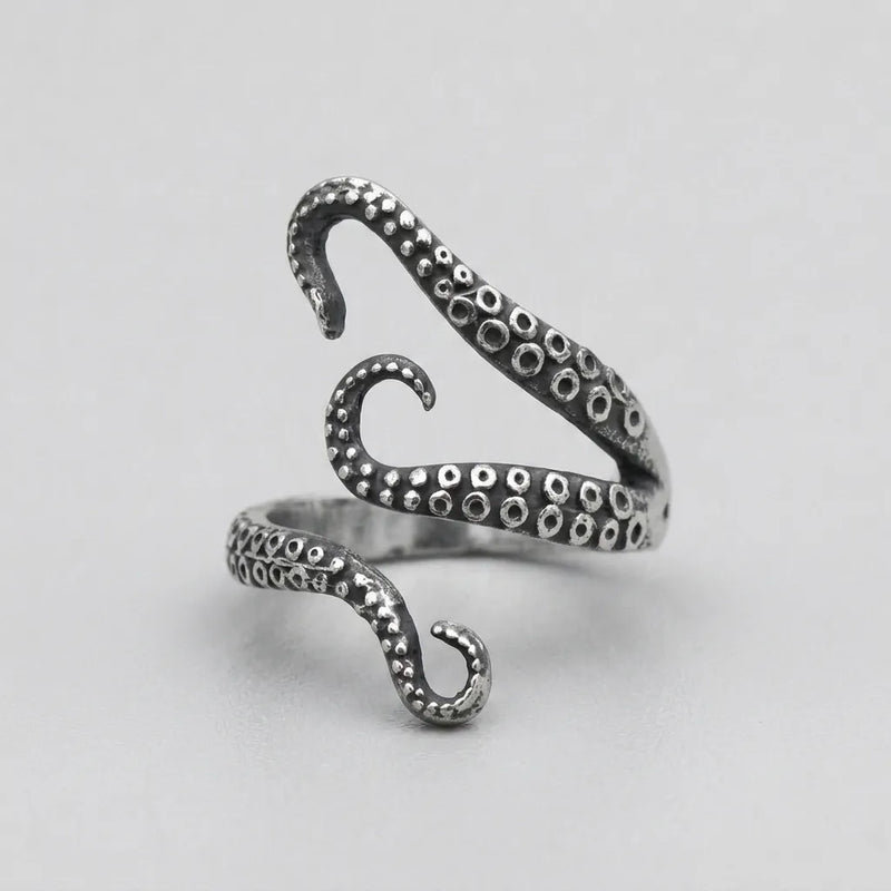 Octopus Tentacle Wrap Ring