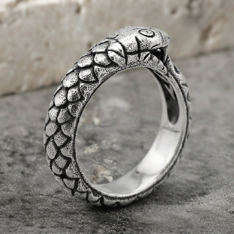 Ouroboros Snake Ring