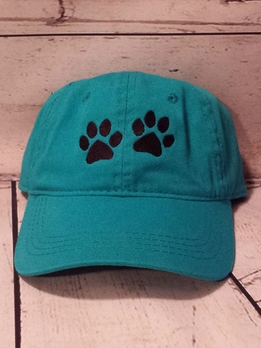 Paws Embroidery Pattern Vintage Hat elevenforest
