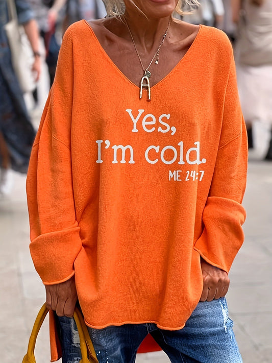 Flor® | Women's V-neck sweater