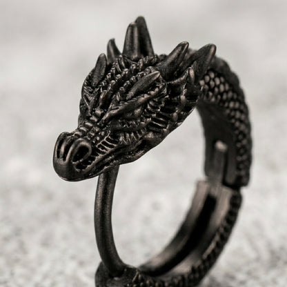 Dragon Head Hoop Earrings