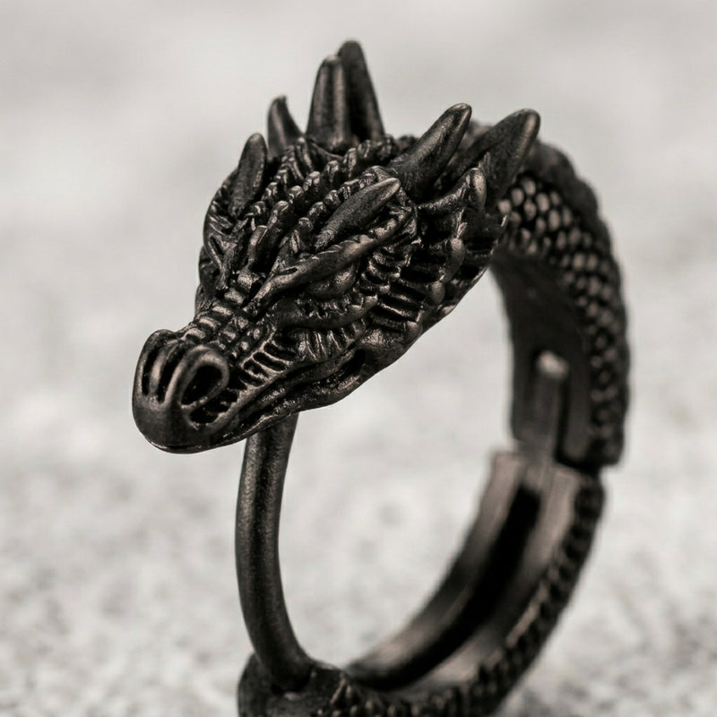 Dragon Head Hoop Earrings