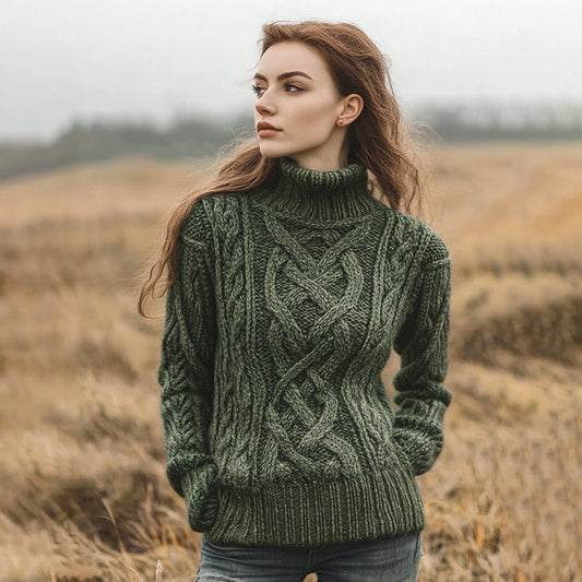 Vintage Irish Celtic Turtleneck Sweater elevenforest