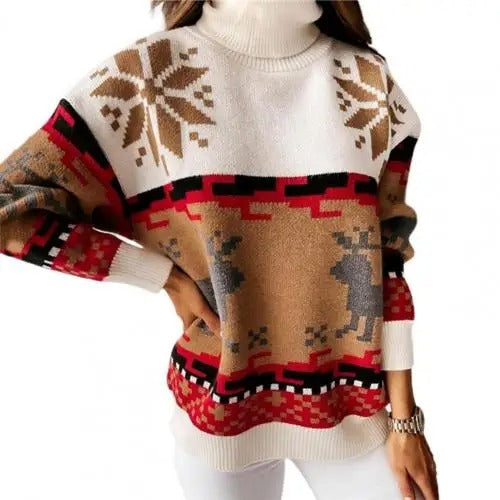 Kirsten® | Women's Christmas sweater with Norwegian motifs