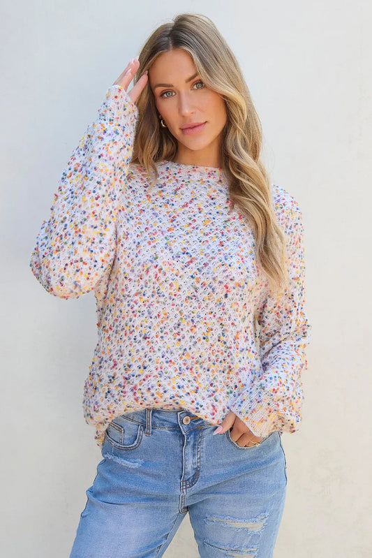 Claudia® | Crew neck sweater with long sleeves