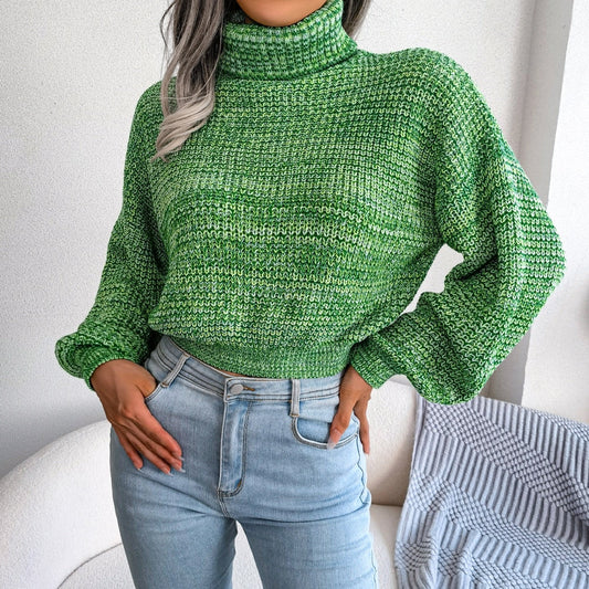 Godelieve® | Casual knitted turtleneck sweater