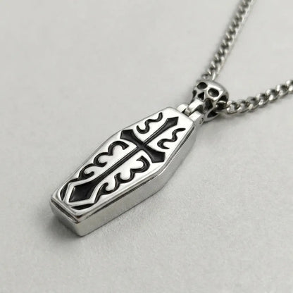Cursed Casket Cross Dark Necklace