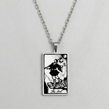 Fool Tarot Pendant Necklace