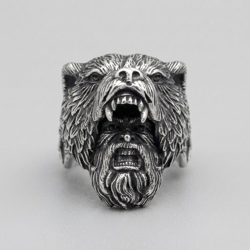 Nordic Bear King Ring