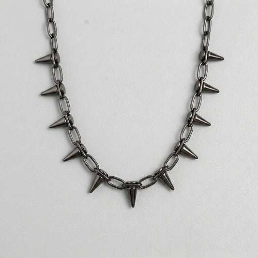 Multi-Spike Choker Necklace