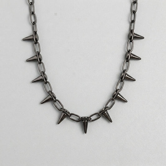 Multi-Spike Choker Necklace