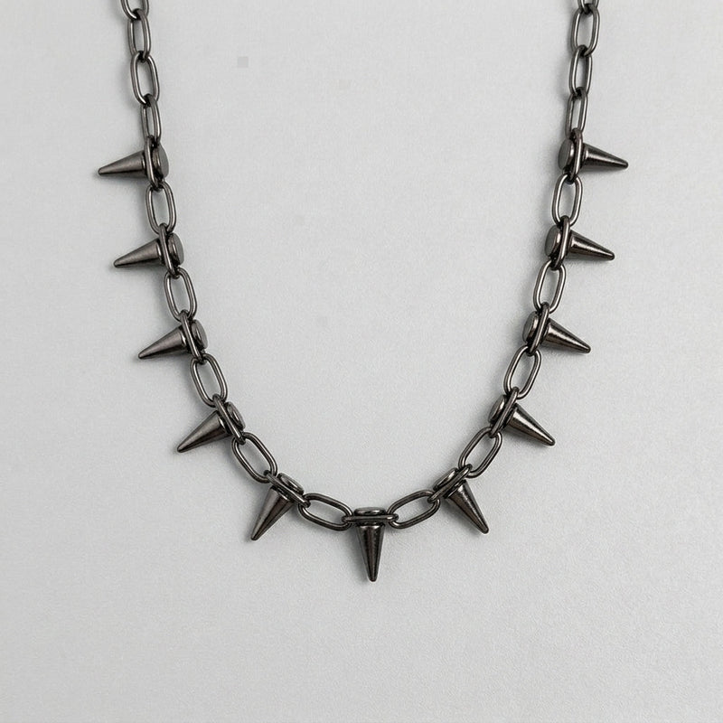Multi-Spike Choker Necklace