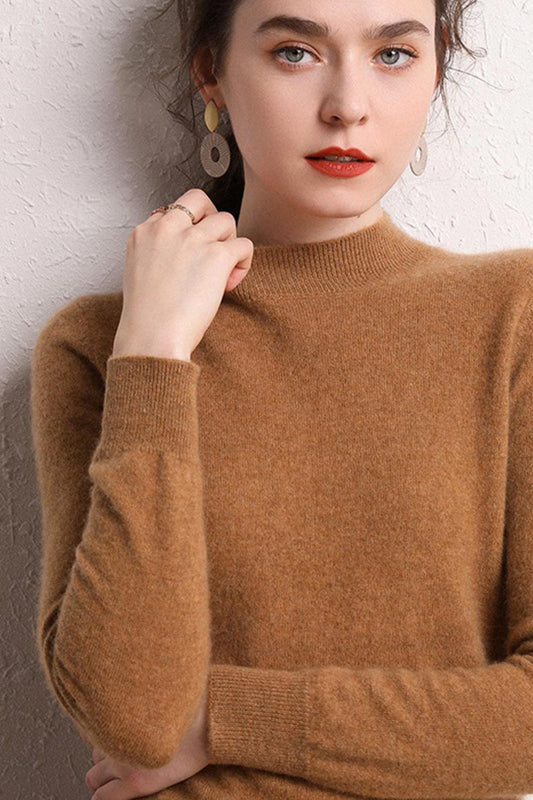 Elena® | Knitted sweater made of solid wool