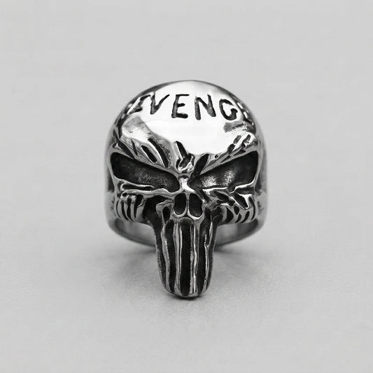 Skull Letter Ring