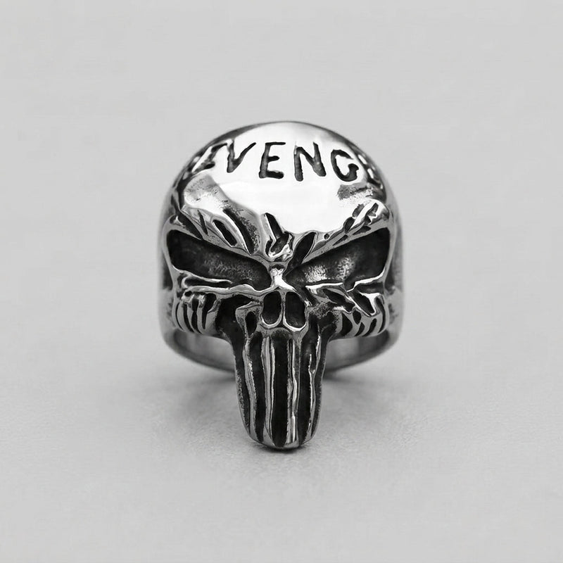 Skull Letter Ring