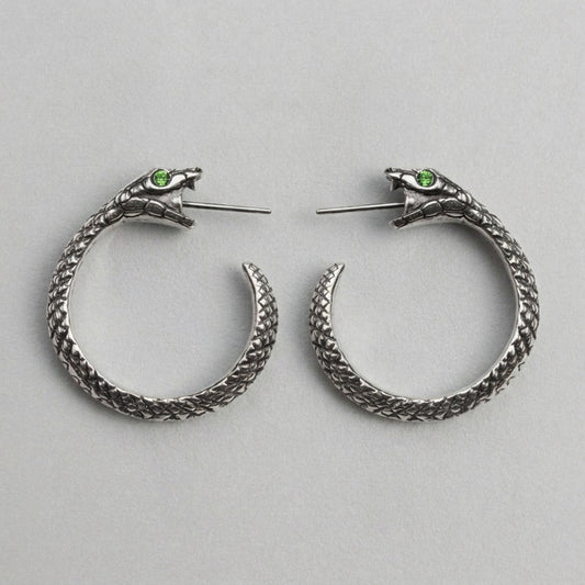 Venom Circle Earrings