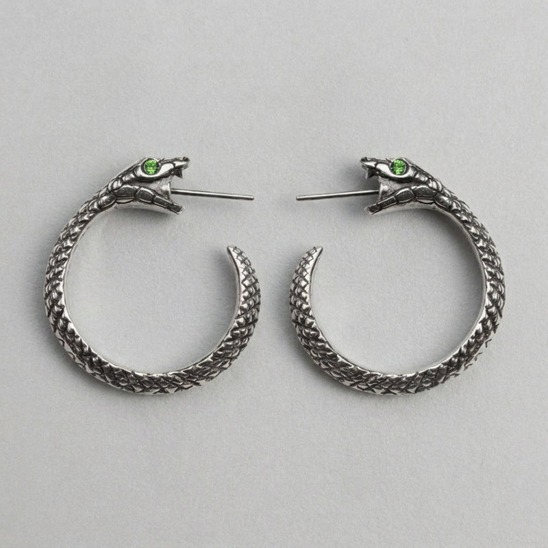 Venom Circle Earrings