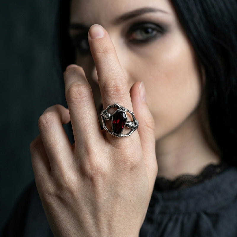 Skeleton Coffin Ring