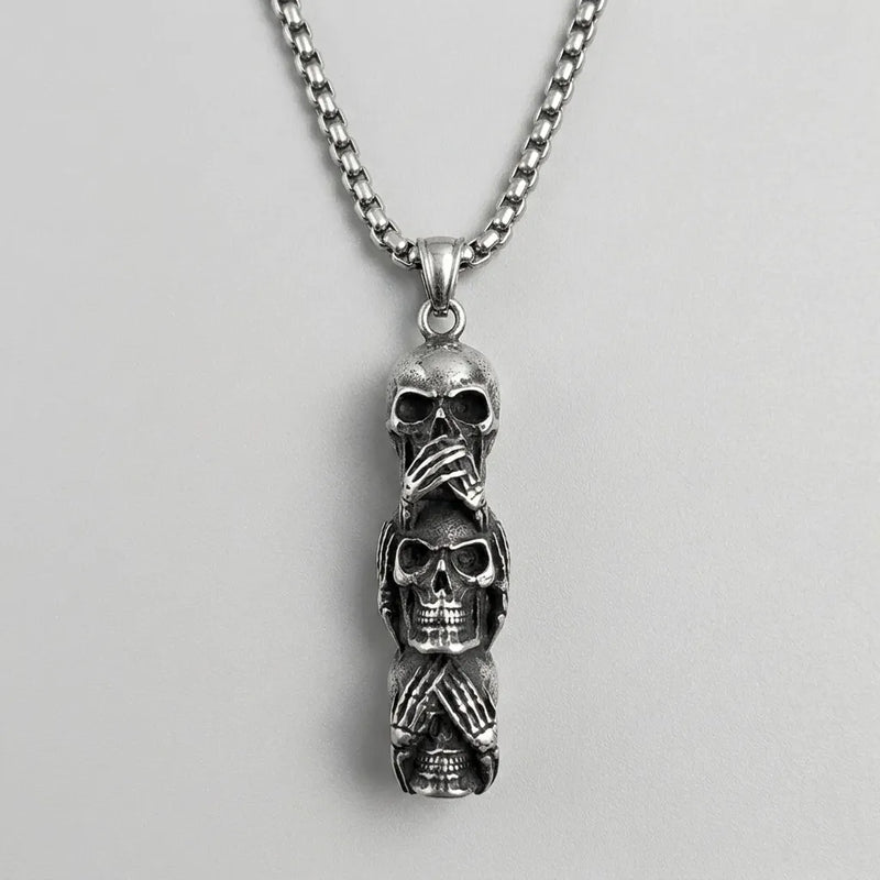 Ancient Skull Totem Necklace