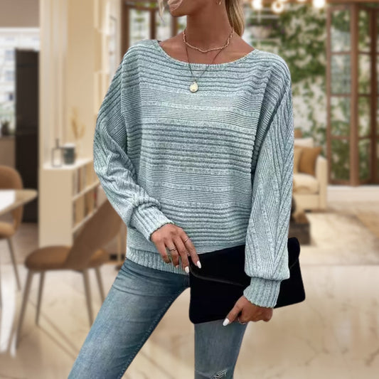 Eugenia® | Casual charm ribbed sweater