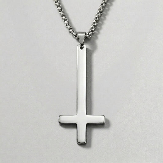 Upside Down Cross Necklace