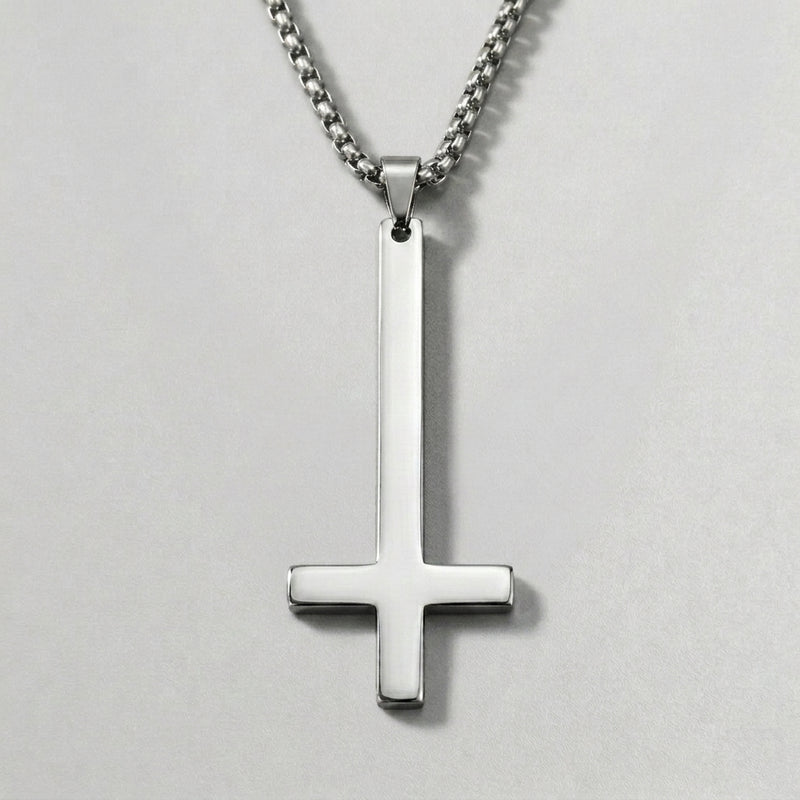 Upside Down Cross Necklace