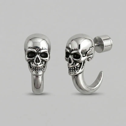 Rebel Halo Skull Earrings