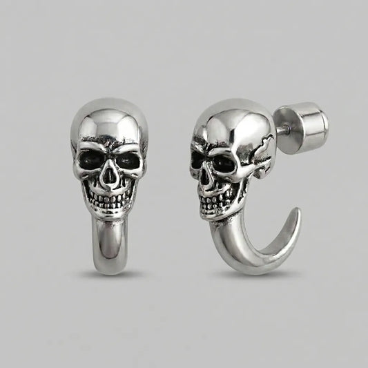 Rebel Halo Skull Earrings