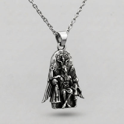Baphomet Throne Pendant Necklace