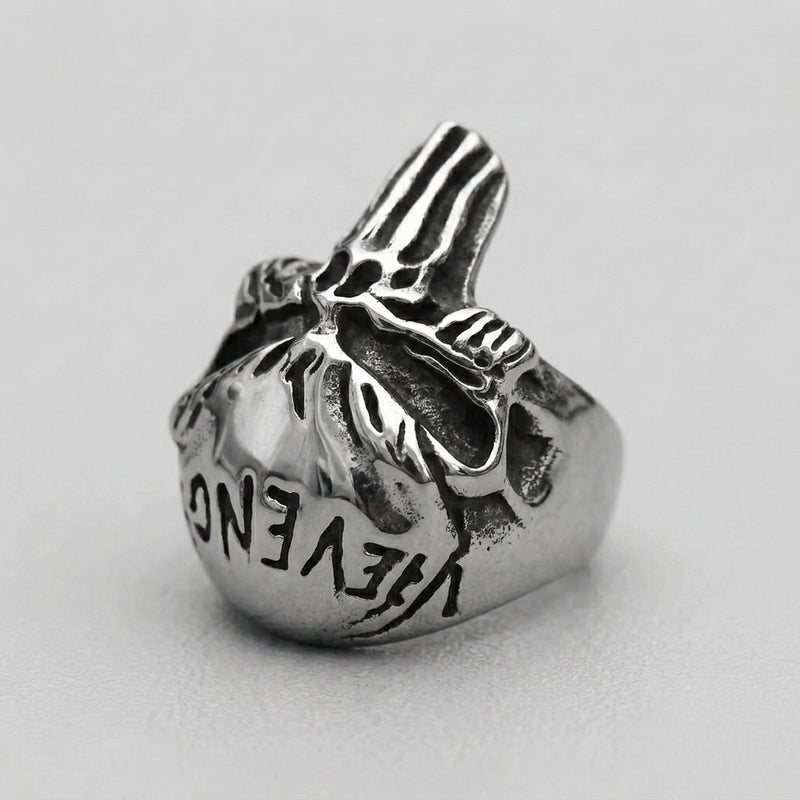 Skull Letter Ring