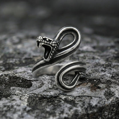 Coiled Snake Wrap Ring