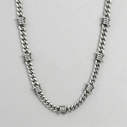 Rebel Wire Chain Necklace
