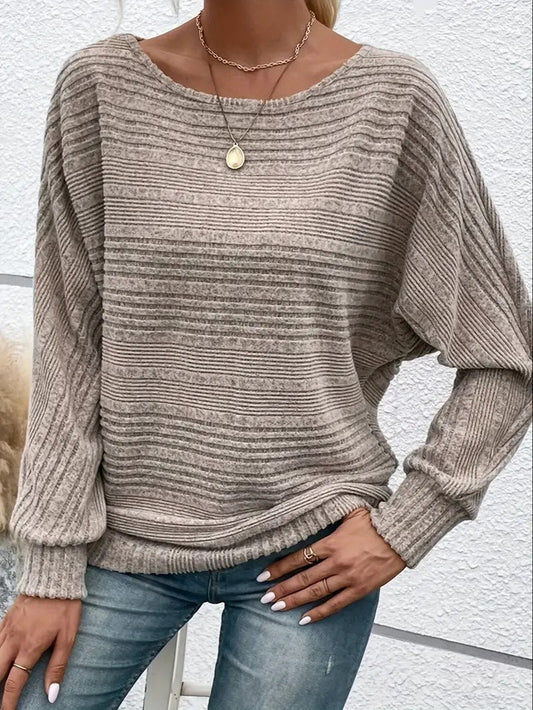 Manon® | Women's sweater with long sleeves. Crew neck