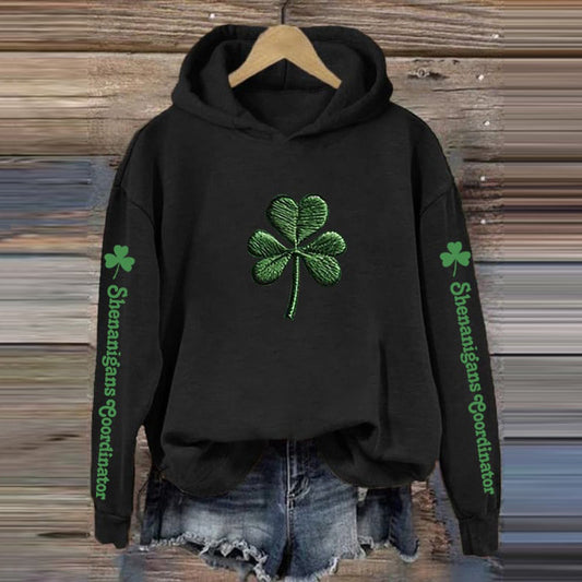 Women'S St. Patrick'S Day Printed Hat Sweatshirt elevenforest
