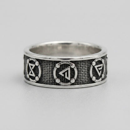 Viking Rune Band Ring