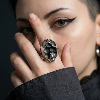 Vintage-Style Skull Ring