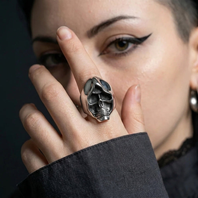 Vintage-Style Skull Ring