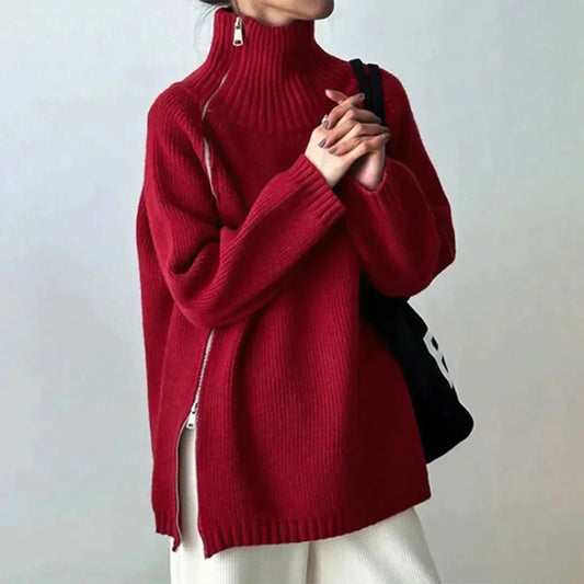 Flor® | Solid color cashmere sweater