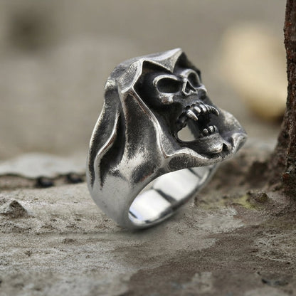 Screaming Skull Ring