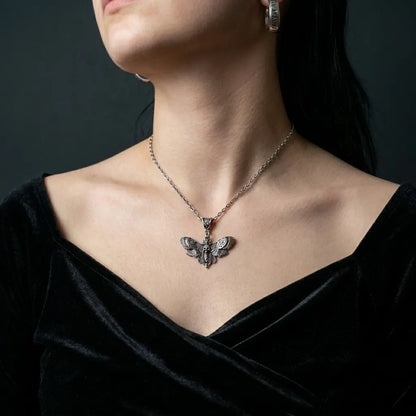 Mystic Death Moth Necklace