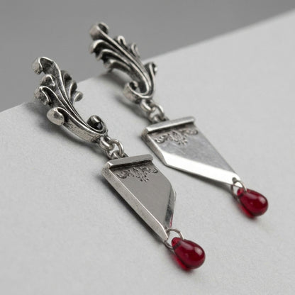 Bleeding Blade Earrings