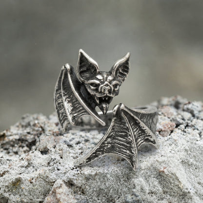 Midnight Bat Ring