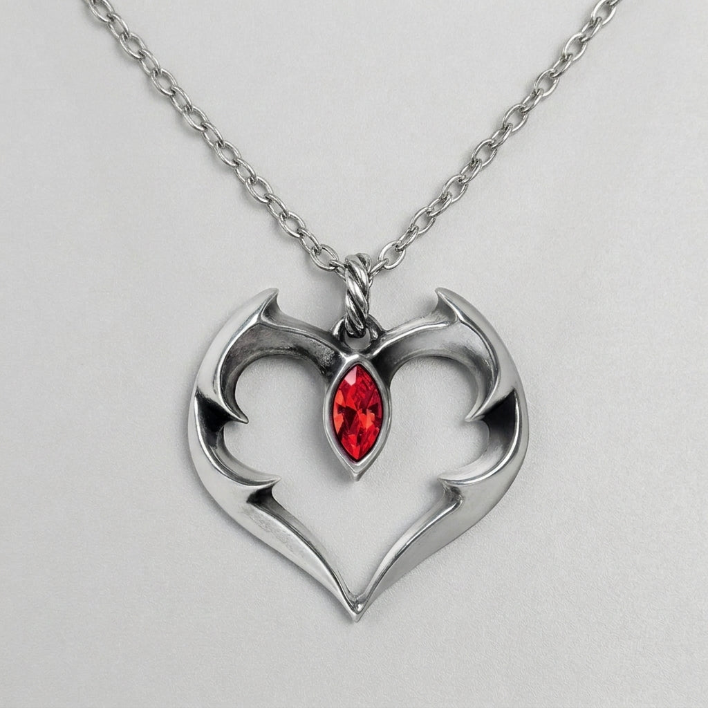 The Vampire Heart Necklace