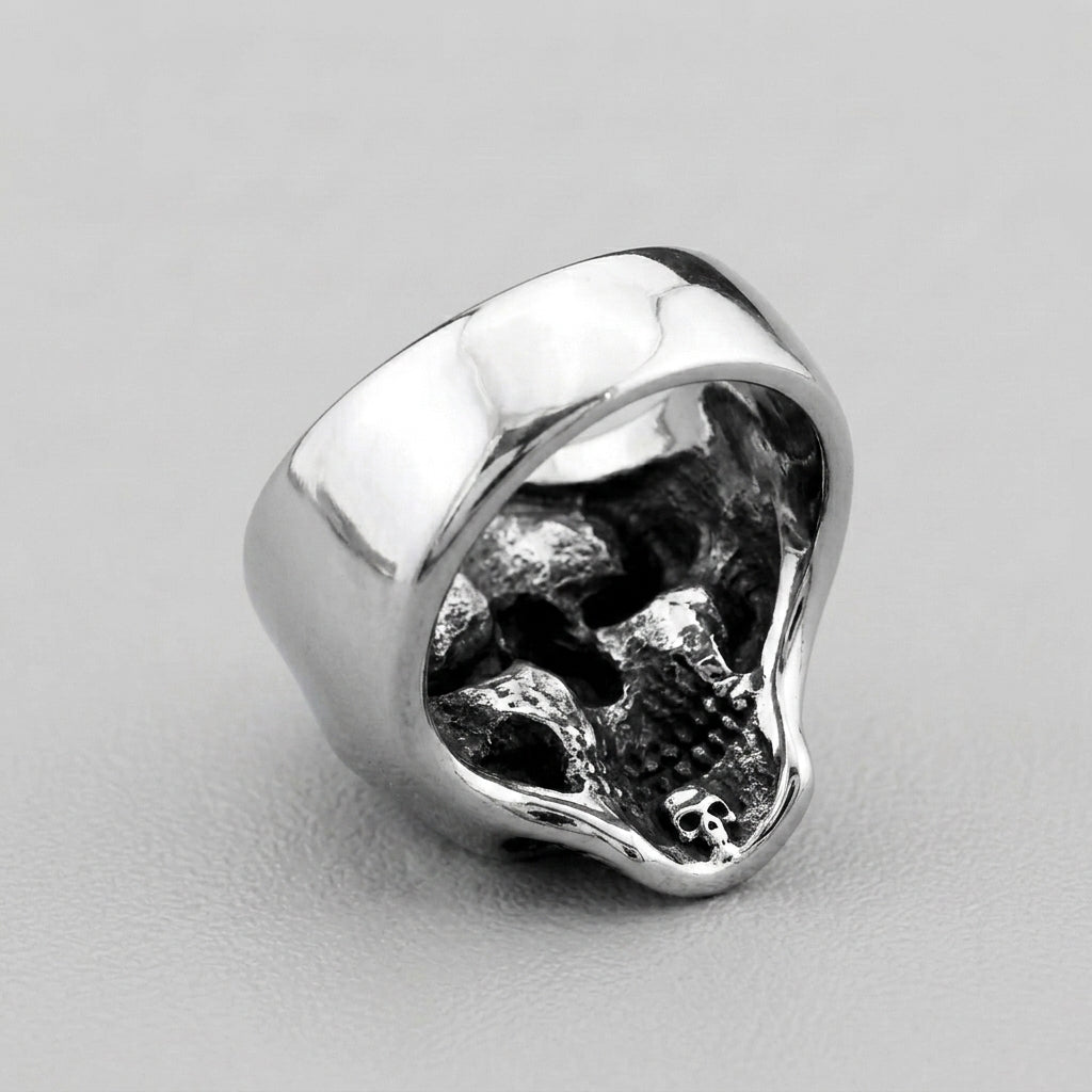 Vintage-Style Skull Ring