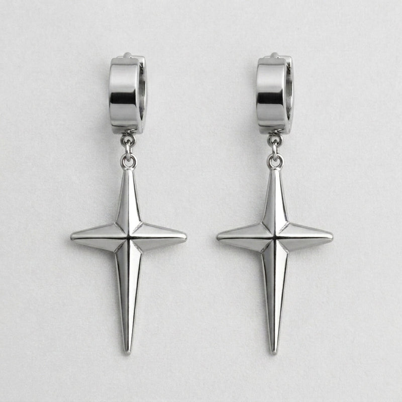 Razor Star Earrings