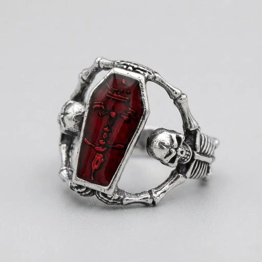 Skeleton Coffin Ring