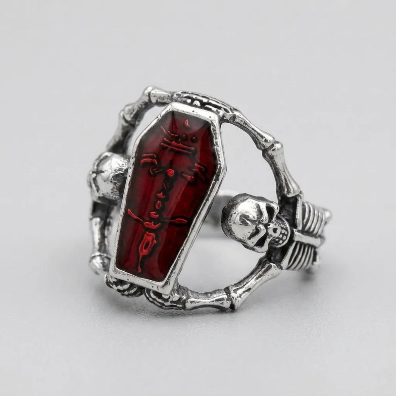 Skeleton Coffin Ring