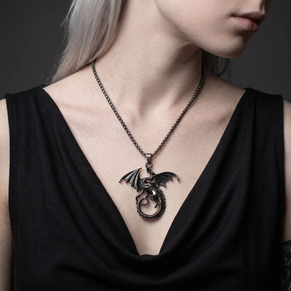 Cursed Dragon Winged Terror Necklace
