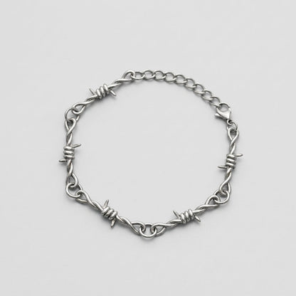 Barbed Wire Chain Bracelet